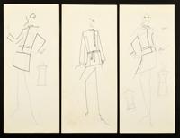 3 Karl Lagerfeld Fashion Drawings - Sold for $1,375 on 12-09-2021 (Lot 52).jpg